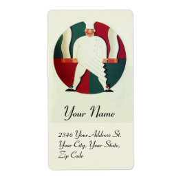 ETIQUETA RESTAURANTE FESTA COZINHAR CHEF