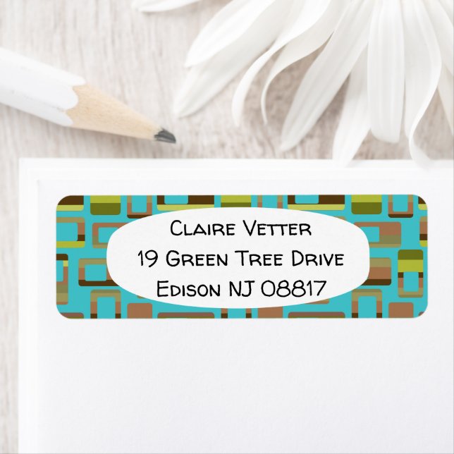 Etiqueta Retângulos Com Tiras (Insitu)