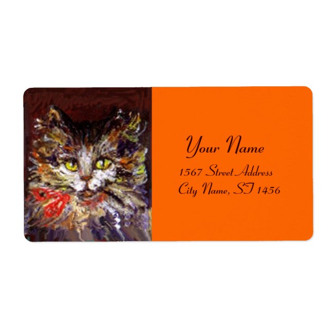 ETIQUETA RETRATO DO GATINHO (Frente)