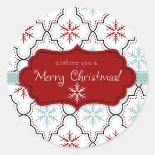 Etiqueta retro 2 dos flocos de neve