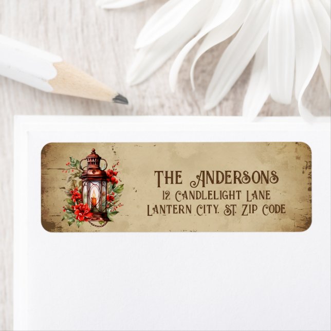 Etiqueta Retro Vintage Lanterna (Insitu)