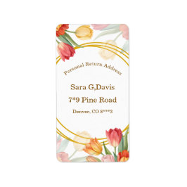 Etiqueta Return Address Label
