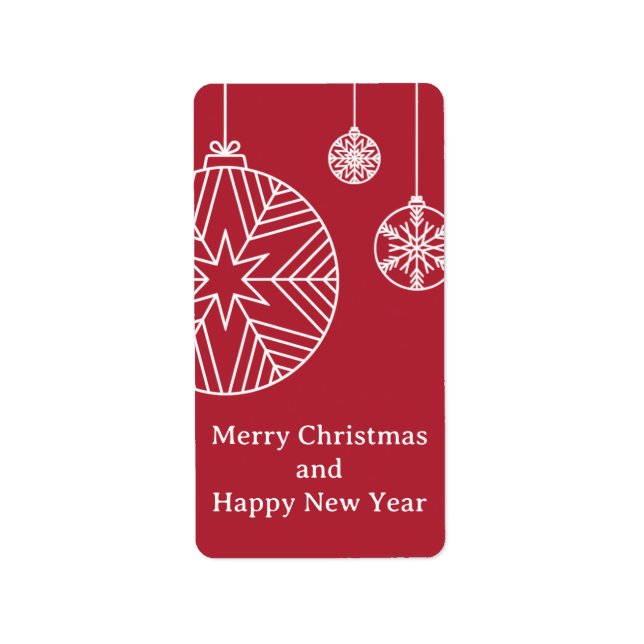 Etiqueta Return Address Label (Frente)