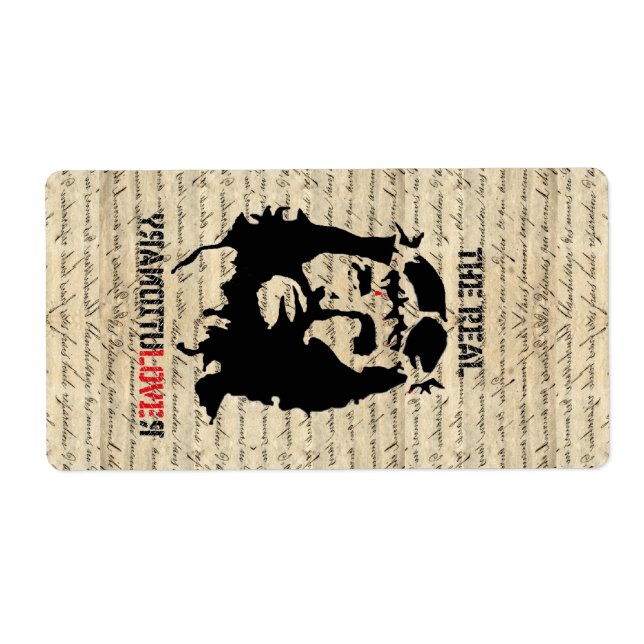 Etiqueta Revolução de Jesus Cristo (Frente)