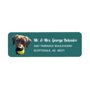 Etiqueta Ridgeback Rhodesian Address Labels