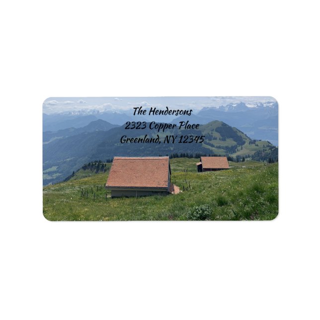 Etiqueta Rigi Kulm Old Barns (Frente)