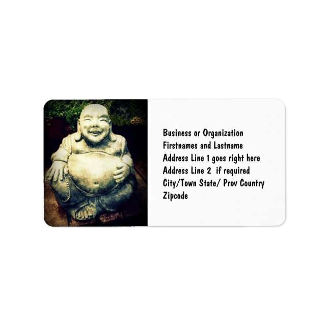 Etiqueta Rindo de Buda (Frente)