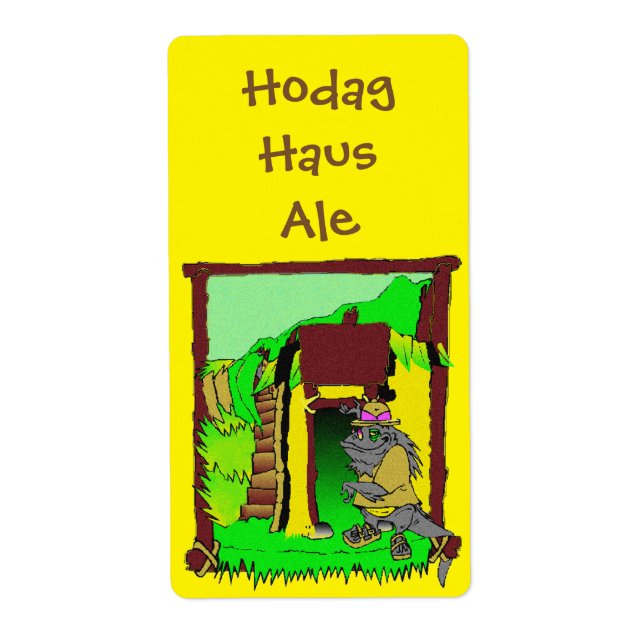 Etiqueta Rinelander Hodag Haus Home Breer Beer Rótulo do Fr (Frente)