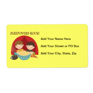 Etiqueta Rocha dos Sleepovers
