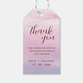 Etiqueta Romântica de enfeite para casamentos