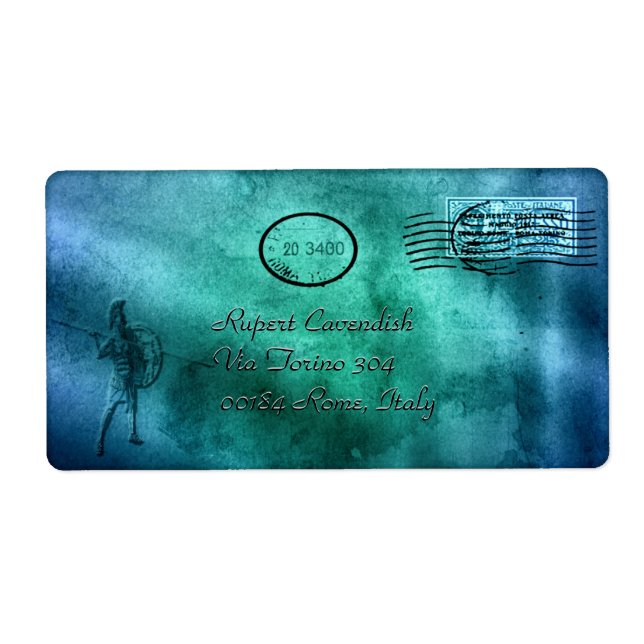 Etiqueta Romera Palermo Personalizável (Frente)