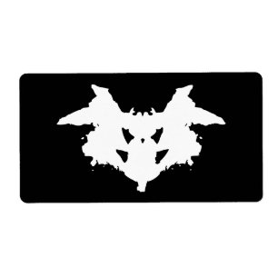 Etiqueta Rorschach Inkblot