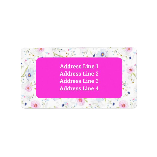 Etiqueta Rosa (Frente)