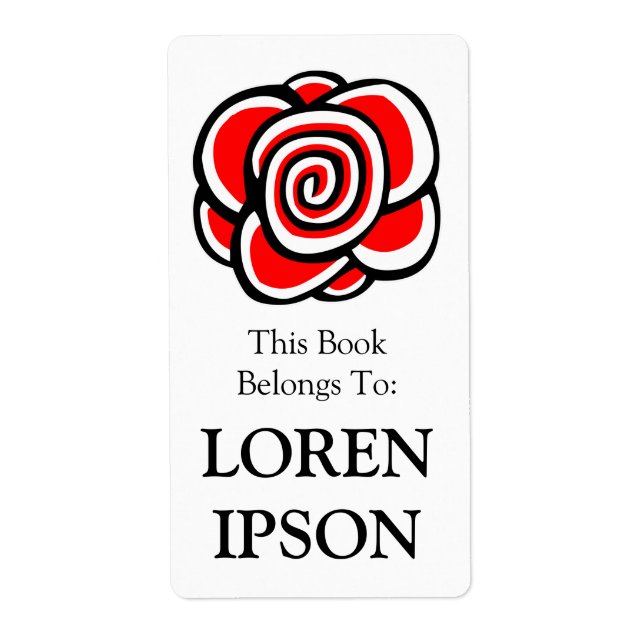 Etiqueta Rosa (Frente)