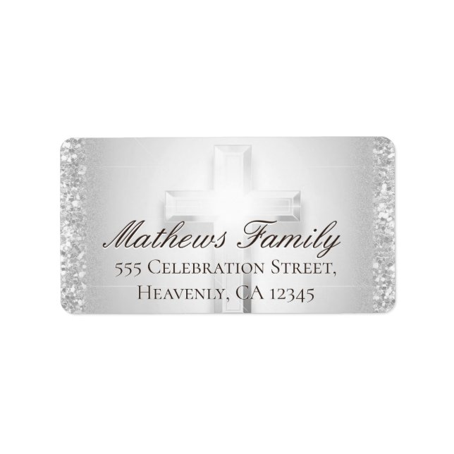 Etiqueta Rosa Cross | Rótulo (Frente)