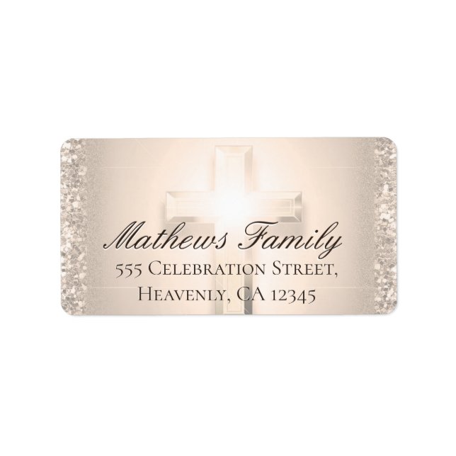 Etiqueta Rosa Cross | Rótulo (Frente)