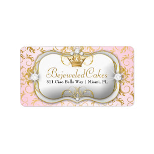 Etiqueta Rosa divino dourado de 311 Ciao Bella