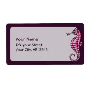 Etiqueta Rosa do cavalo marinho