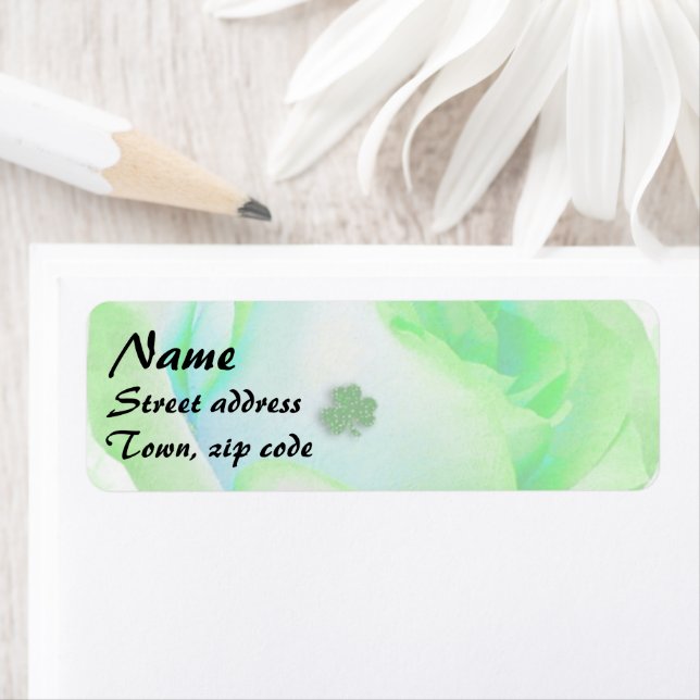 Etiqueta Rosa irlandês (Insitu)