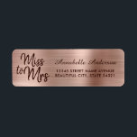 Etiqueta Rosa Rosa Rosa Dourada Mole Mole Mole de Metal Míd<br><div class="desc">Rosa Rosa Rosa Cor-de-rosa-rosa,  bolha de ouro,  senhorita para a Sra. Label</div>