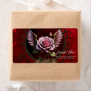 Etiqueta Rosa Steampunk