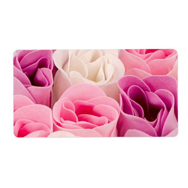 Etiqueta Rosas de sabão (Frente)