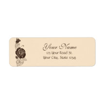 Rosas do creme e de café