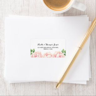 Etiqueta Rosas do vintage que Wedding