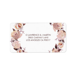 Etiqueta Rosas Rosa-Esbranquiçadas Coroa Floral