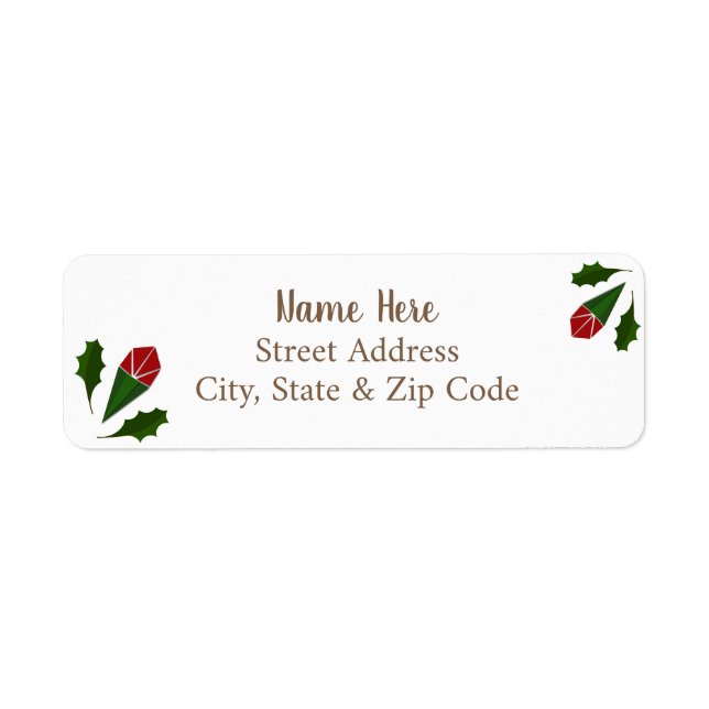 Etiqueta Rosas vermelhas de Abstrato de Jolly bonitas, Cast (Frente)