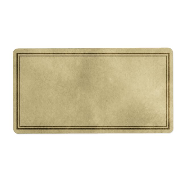 Etiqueta Rótulo Apotário Simples Horizontal (Frente)