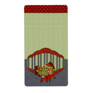 Etiqueta Rótulo Apothecary do dragão Yule