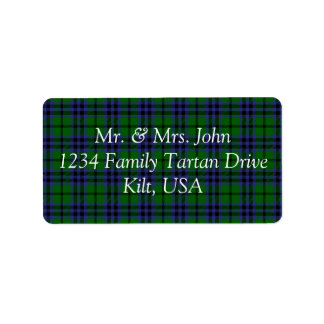 Etiqueta Rótulo Austin Tartan
