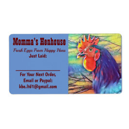 ETIQUETA RÓTULO DA EMBALAGEM DE OVO