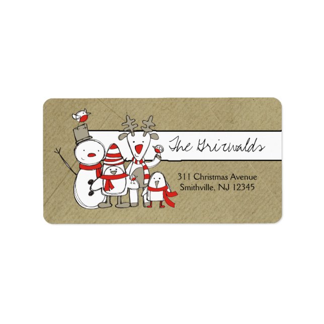 Etiqueta Rótulo da Família Pole Norte 311 (Frente)