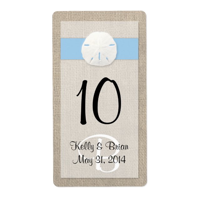 Etiqueta Rótulo da Garrafa Azul Céu Azul Vinho (Frente)