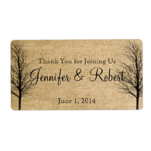 Etiqueta Rótulo da Garrafa e da Garrafa