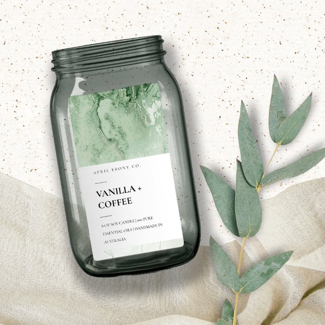 ETIQUETA RÓTULO DA GEODE EMERALD JADE GREEN MODERN (Criador carregado)