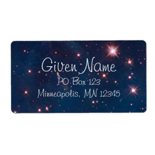 Etiqueta Rótulo da Nebula da Carina