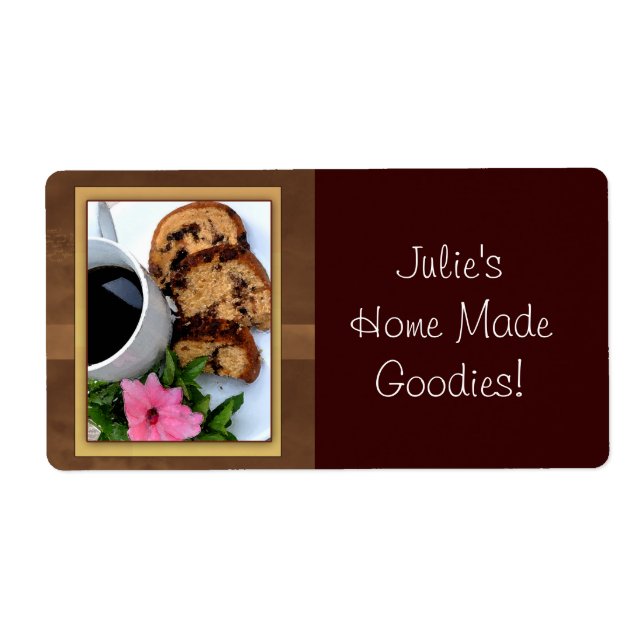 Etiqueta Rótulo da padaria (Frente)