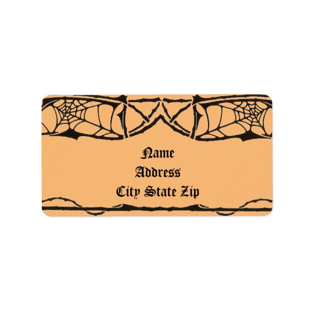 Etiqueta Rótulo da teia (Frente)