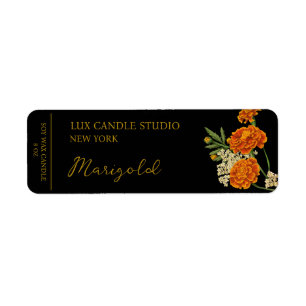 Etiqueta Rótulo da Vela Marigold