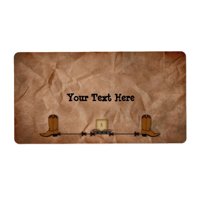 Etiqueta Rótulo da Vela Ocidental (Frente)