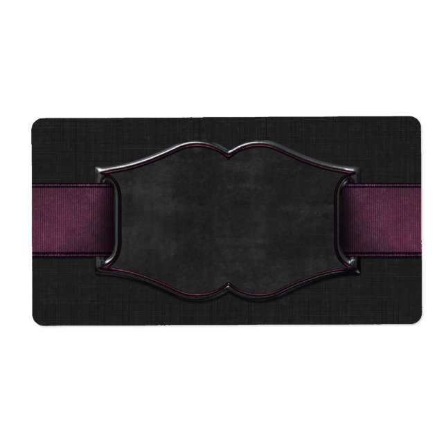 Etiqueta Rótulo de Apotário do Frasco Preto (Frente)