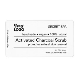 Etiqueta Rótulo de Atendimento Mínimo a Preto e Branco Mode