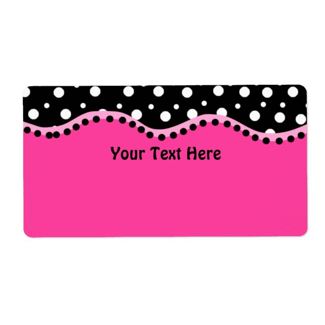 Etiqueta Rótulo de Avery Pontos Funky (Frente)