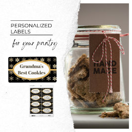 Etiqueta Rótulo de Biscoito Personalizado, Rótulo da Melhor