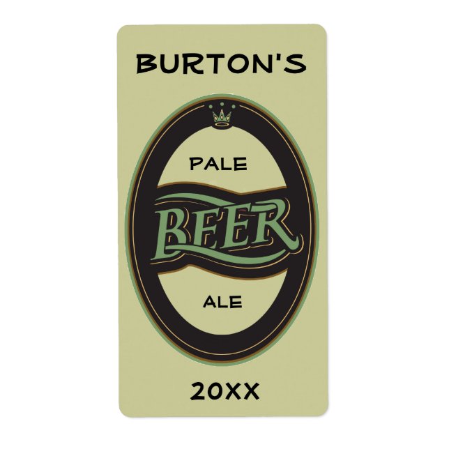 Etiqueta Rótulo de Cerveja Homebraica (Frente)