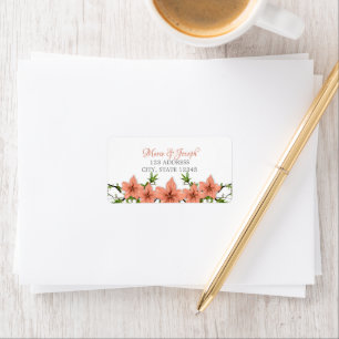 Etiqueta Rótulo de direção - Floral03
