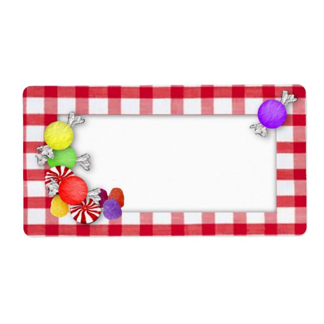 Etiqueta Rótulo de doces (Frente)